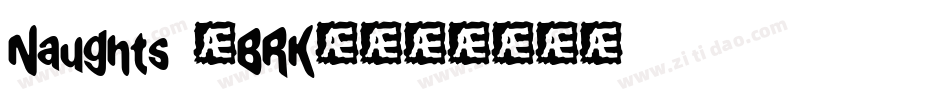 Naughts (BRK)字体转换